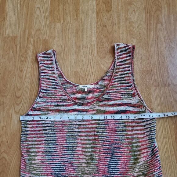 Rocks & Indigo Woven Tank  Fringe Sweater - Picture 8 of 11